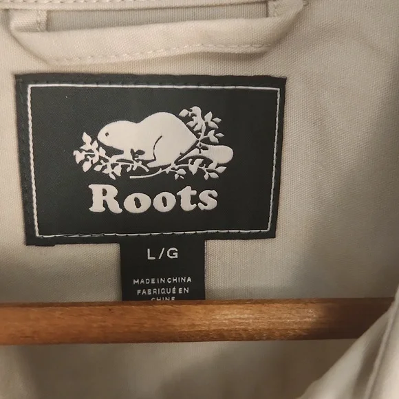 Roots Men's Beige Button-Down Shirt – Classic Utility Cotton - Picture 3 of 14